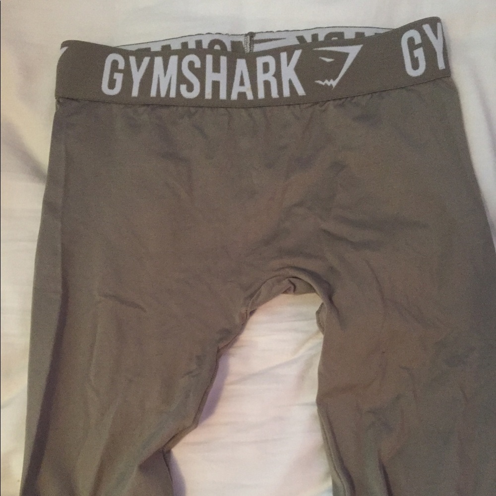 Gymshark navy green Flex Leggings. Size: Small.